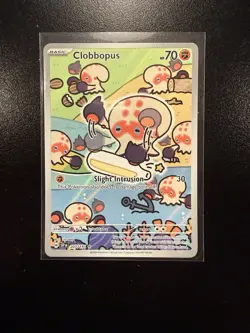 Pokemon TCG Clobbopus 207/191 Surging Sparks Illustration Rare Holo Card - Image 1