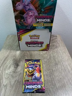 Pokemon Sun & Moon Unified Minds | 3 Card Mini Booster Pack Factory Sealed - Image 2