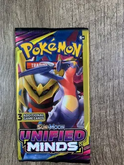 Pokemon Sun & Moon Unified Minds | 3 Card Mini Booster Pack Factory Sealed - Image 3