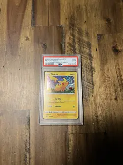PSA 9 POKEMON PIKACHU BLACK STAR PROMO GENERAL MILLS 25th ANNIVERSARY #039 - Image 1