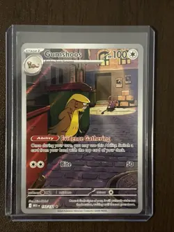 Pokemon TCG Gumshoos 153/132 Mega Evolution Illustration Rare - Image 1
