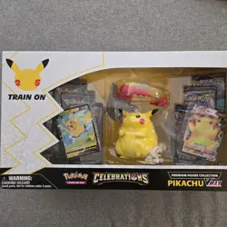Pokemon TCG Celebrations Premium Figure Collection Pikachu VMAX Box 820650809408 - Image 1