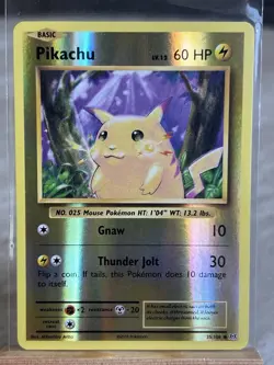 Pokemon TCG Celebrations Pikachu Holo + Pikachu Reverse Holo Evolutions Pair- LP - Image 3