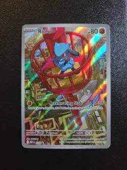 Riolu Mega Evolution ETB Pokemon Card Promo 010 - Image 1