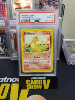 2002 Pokemon Charmander Legendary Collection 70/110 PSA 8 - Image 1