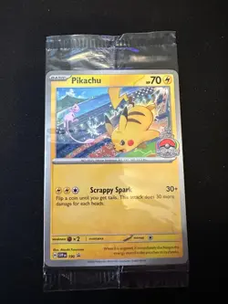 Pikachu SVP190 - World Championships Promo - Pokemon TCG - Sealed - Image 1
