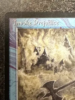 MTG “Invoke” “Prejudice” Legends Rare Magic The Gathering Banned Card See Photos - Image 2