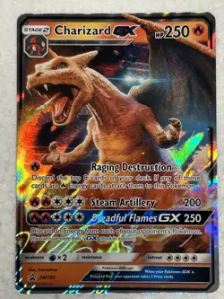 Pokemon TCG Charizard GX SM195 Detective Pikachu Promo Holo Card Fresh Pull! - Image 1
