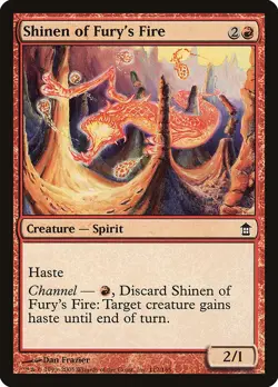 (4x) SHINEN OF FURY'S FIRE - Saviors of Kamigawa - MTG Magic the Gathering Card - Image 1