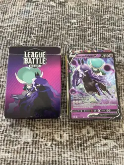 Pokemon Shadow Rider Calyrex VMAX League Battle Deck Trading Card Game - Image 1