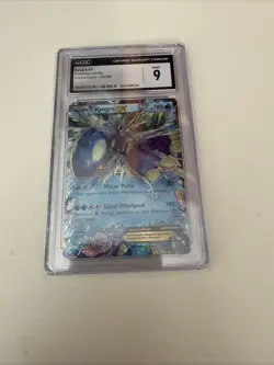 Pokemon 2015 XY Primal Clash Kyogre EX #54 Rare Card CGC 9 - Image 1