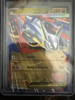 Pokemon Mega Latias Ex 100/132 Ultra Rare Holo Card Near Mint Condition - Image 1