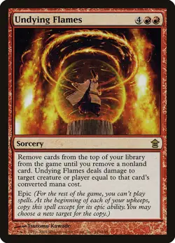 (2x) UNDYING FLAMES - Saviors of Kamigawa - MTG Magic the Gathering Card - Image 1