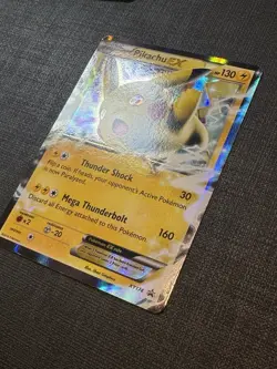 Pokemon TCG Pikachu EX XY174 Promo Holo Card LP+ Condition - Image 2
