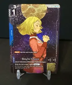 Gundam card Game Sayla Mass R+ Newtype Rising GD01-087 - Image 1