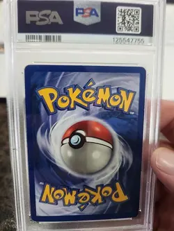 1999 Pokemon Ninetales Holo Base Set Trading Card #12/102 PSA 3 - Image 2