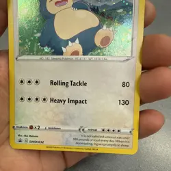 Snorlax SWSH032 SWSH Sword & Shield Promo Cards Holo - English Pokemon Card - Image 3