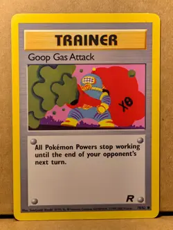 Goop Gas Attack 78/82 UC TCG Team Rocket Pokemon Card LP - Image 1
