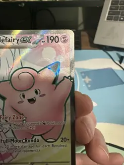 Pokemon TCG Lillie's Clefairy EX Holo Ultra Rare Card 173/159 Journey Together - Image 3
