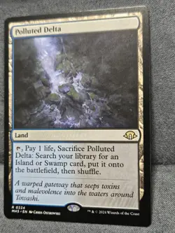 MTG - Polluted Delta - 0224 - Modern Horizons 3 - MTG NM - Image 3