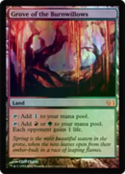 MTG English Grove of the Burnwillows NM Foil From the Vault: Realms - Image 1