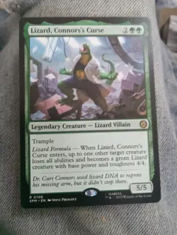 x1 Lizard, Connors's Curse R MTG Marvel's Spider-Man M/NM, English - Image 1