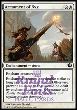Armament of Nyx 4x FOIL JOU MTG Journey Nyx Common MINT white - Image 1