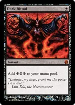 MTG English Dark Ritual NM Foil From the Vault: Twenty - Image 1