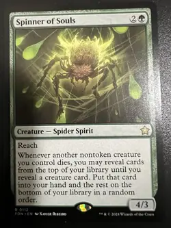 MtG Spinner of Souls, Foundation Rare Near mint - Image 1
