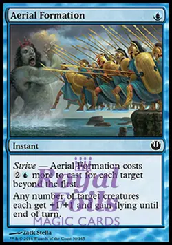 Aerial Formation 4x FOIL JOU MTG Journey Into Nyx Common MINT blue - Image 1
