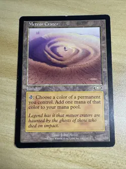 Meteor Crater - MTG Planeshift Regular Rare #140 - LP - Image 1