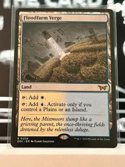 MTG Floodfarm Verge Normal NM Duskmourn: House of Horror Magic 259 - Image 1
