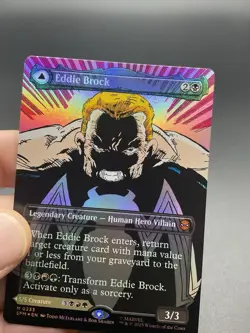 Eddie Brock (0233) (Borderless) Marvel's Spider-Man Foil MTG - Image 2
