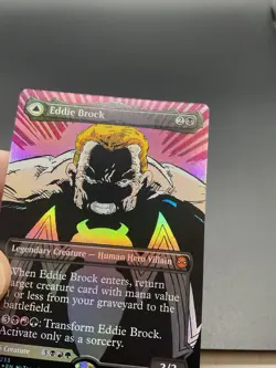 Eddie Brock (0233) (Borderless) Marvel's Spider-Man Foil MTG - Image 4