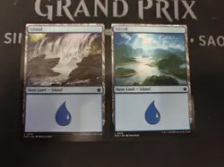 Mtg Magic The Gathering Island Foundations Misprint - Image 1