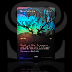 Nature's Rhythm •Borderless Foil• Rare Sorcery • Tarkir Dragonstorm • MTG TDM - Image 1