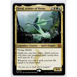 MTG - Teval, Arbiter of Virtue M Tarkir: Dragonstorm 230 NM - Image 1