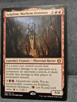 MTG - Solphim, Meyhem Dominus; Phyrexia, All Will Be One #150 NM - Image 3