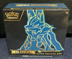 Pokemon TCG Mega Evolution Pokemon Center ETBs Lucario Sealed Brand New - Image 1