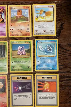 Pokemon TCG 1999 - Base Set/Jungle/Fossil LOT of 57 Cards (NO DUPLICATES) - MP - Image 5