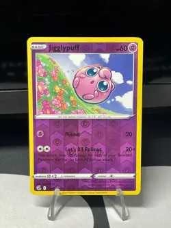Jigglypuff Pokemon TCG Fusion Strike Reverse Holo 110/264 - Image 1