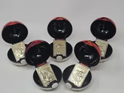 (Lot Of 5) 1999 Pokemon 23k Gold Plated Trading Cards Burger King w/Poke Balls - Image 1