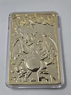 (Lot Of 5) 1999 Pokemon 23k Gold Plated Trading Cards Burger King w/Poke Balls - Image 2