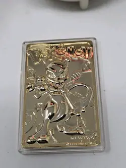 (Lot Of 5) 1999 Pokemon 23k Gold Plated Trading Cards Burger King w/Poke Balls - Image 3