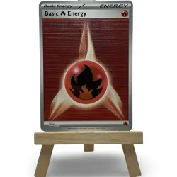 Basic Fire Energy - SVE018 - Holo - Pokemon Black Bolt & White Flare - Image 1