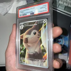 2025 POKEMON JTG EN-JOURNEY TOGETHER ILLUSTRATION RARE #168 FURRET PSA 10 - Image 1