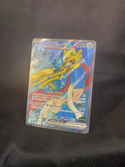 Pokemon Hop's Zacian ex 176/159 Journey Together Ultra Rare Full Art Holo - Image 2