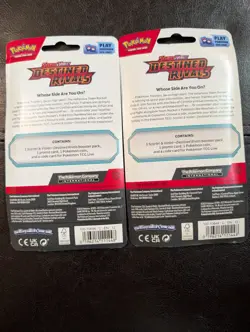 Pokemon Destined Rivals Single Pack Blisters x2 🔥Eevee Promo🔥 Free Shipping - Image 2