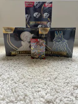 Pokemon TCG Mega Evolution Lot ETB Booster Bundle Enhanced Booster Box Sealed - Image 1