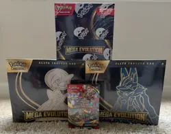 Pokemon TCG Mega Evolution Lot ETB Booster Bundle Enhanced Booster Box Sealed - Image 2
